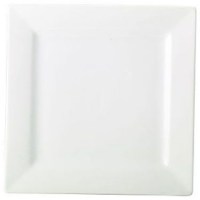 White Porcelain Square Plate
